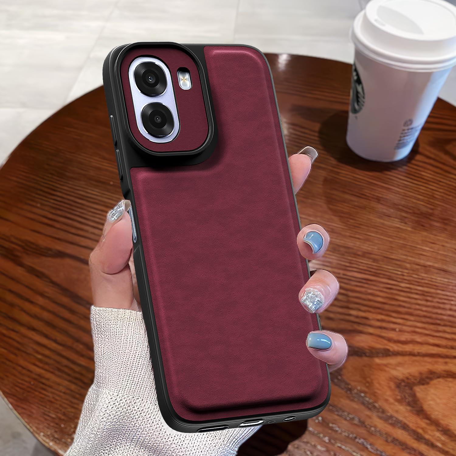 Oppo K14x 5G/A6x/A6s 5G Leather phone cover in purple by Pikkme – photo 7