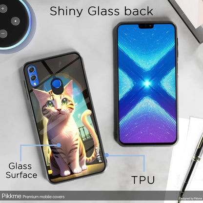 Honor 8X Cat mobile back cover by Pikkme – photo 3