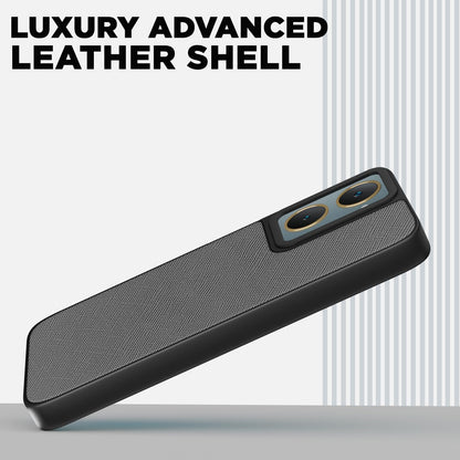 Pikkme grey Leatherback mobile cover for iQOO Z9 Lite 5G/Vivo T3 Lite 5G/Vivo Y18/Y18e/Y03 – photo 2