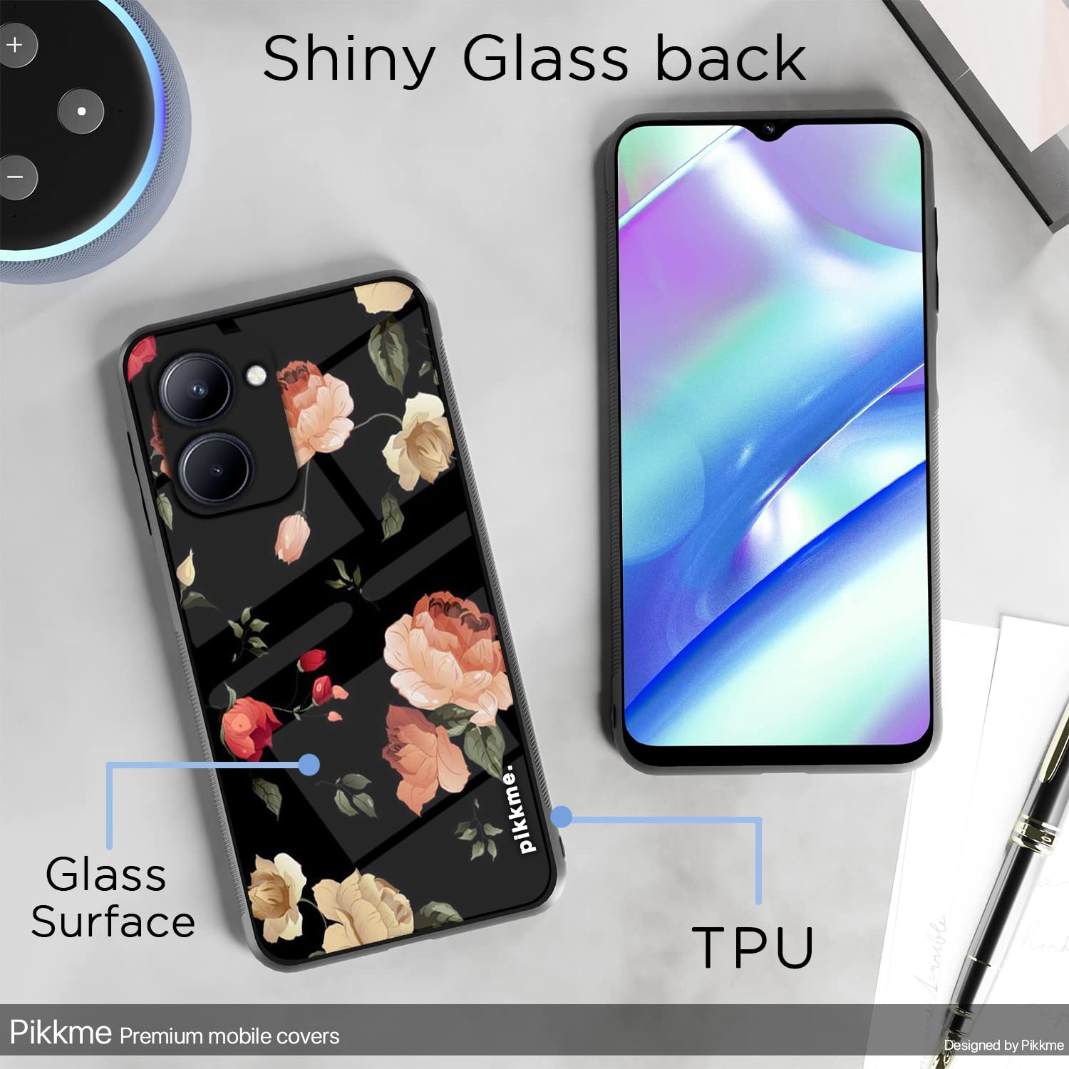 Pikkme Realme C33 Flower back cover – photo 3