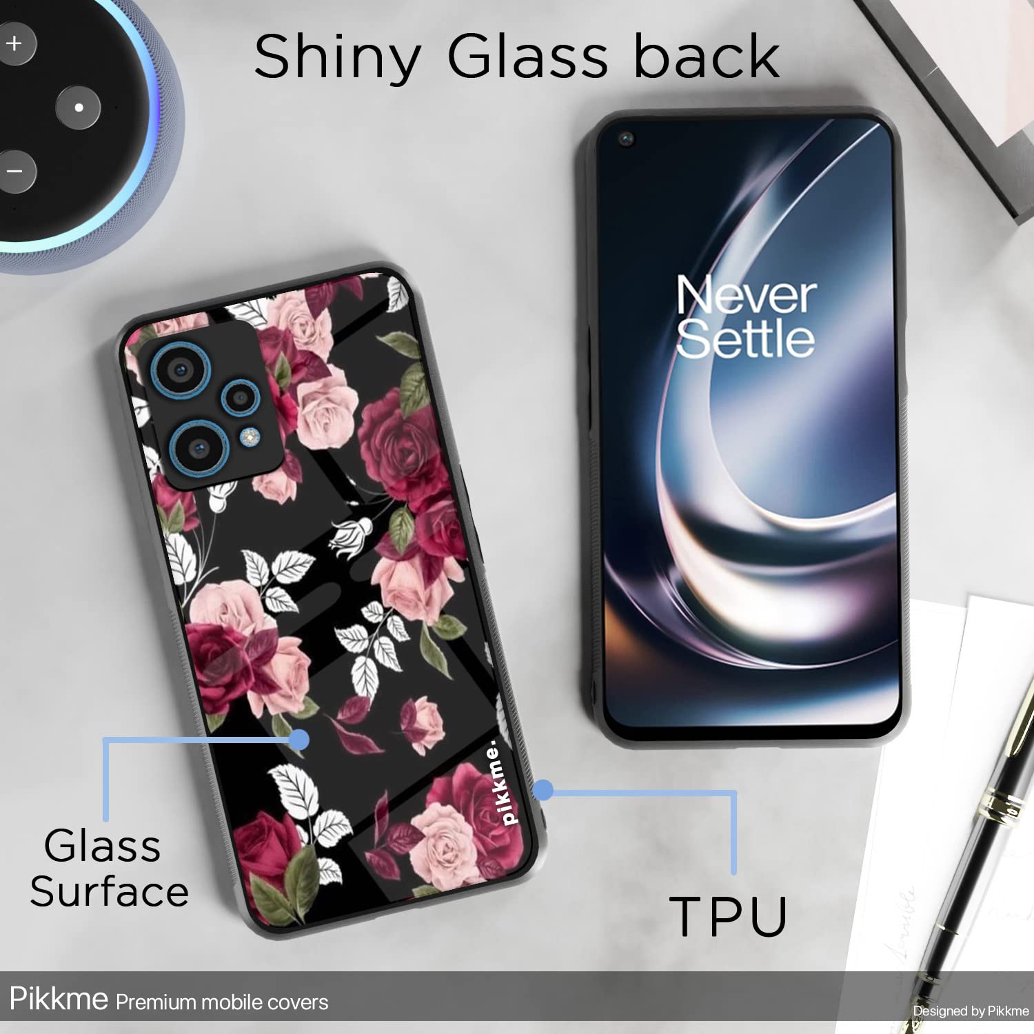 Pikkme Flower mobile back cover for OnePlus Nord CE 2 Lite 5G – photo 3