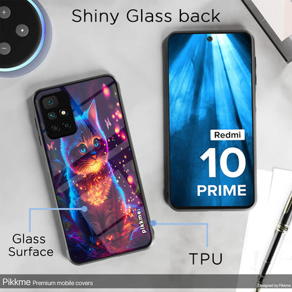 Pikkme Cat mobile back cover for Redmi 10 Prime – photo 3