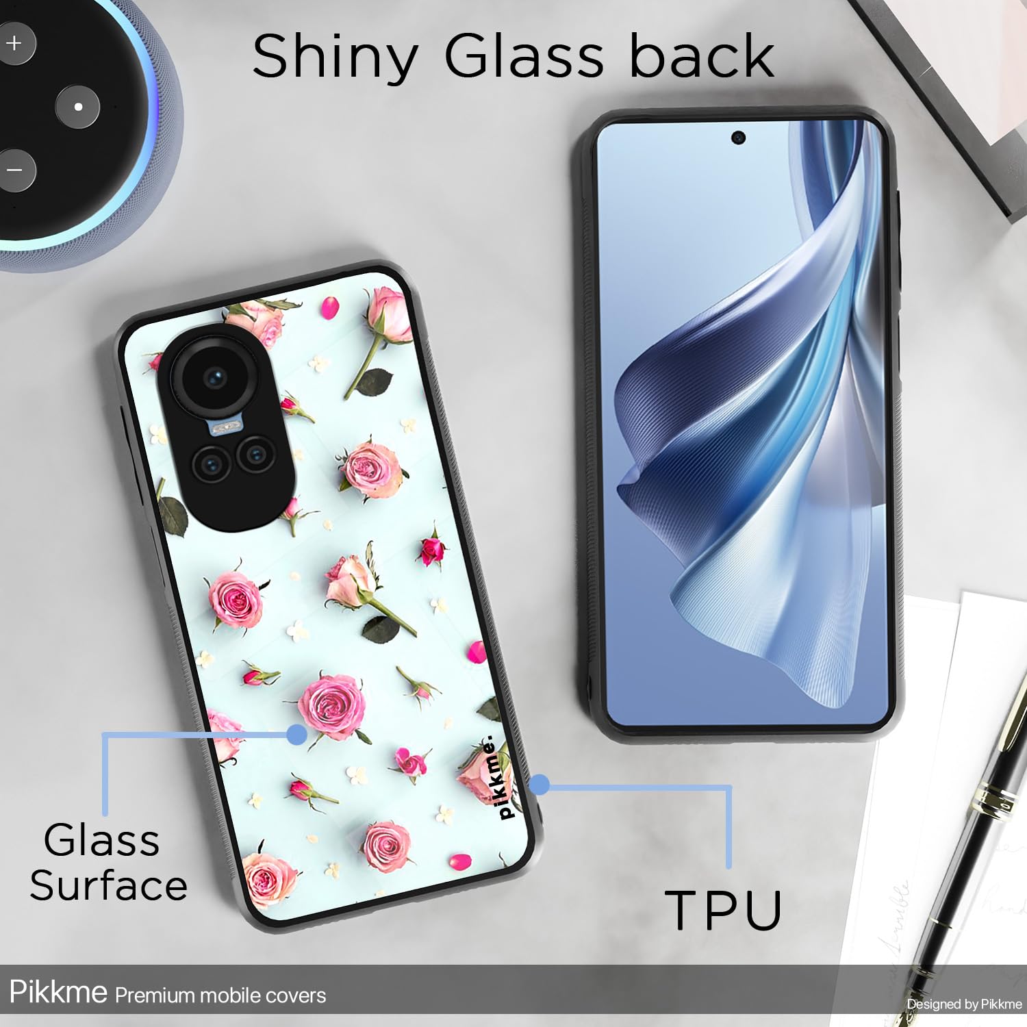Oppo Reno 10 5G Flower phone cover by Pikkme – photo 3