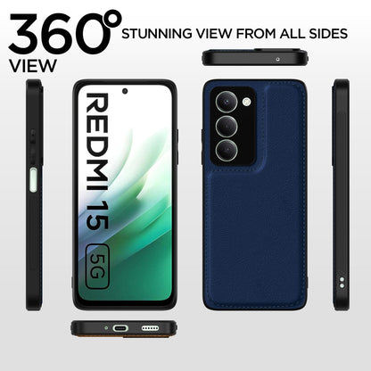 Redmi 15 5G mobile cover in blue by Pikkme – photo 4