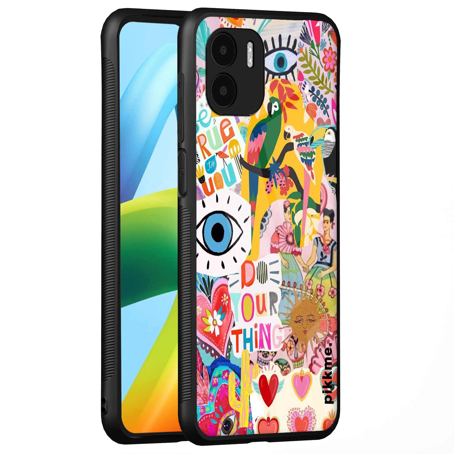 Redmi A1/A2 Flower back cover by Pikkme