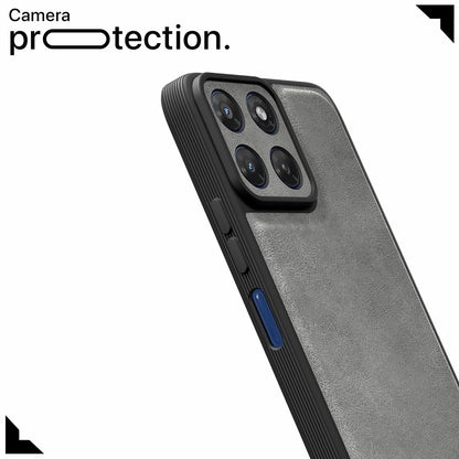 Moto G37 5G Leather back cover in grey by Pikkme – photo 5