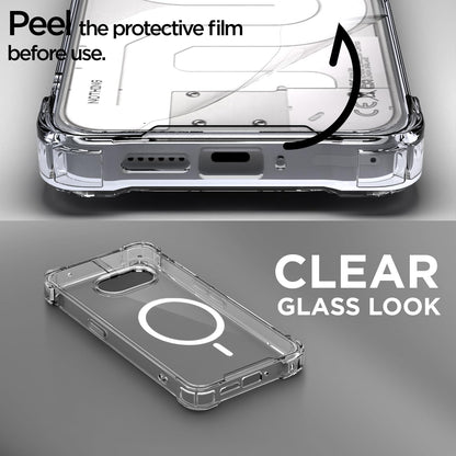Transparent mag-safe MagSafe back cover for Nothing Phone 2A/Phone 2A Plus – Pikkme – photo 3