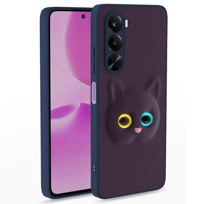 Realme P4x 5G Kitty mobile cover in purple by Pikkme