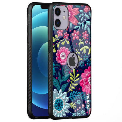 Pikkme Flower back cover for iPhone 12