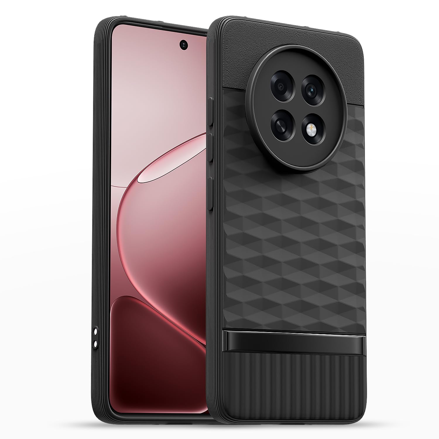 Oppo F31 Pro Plus 5G mobile back cover in black by Pikkme