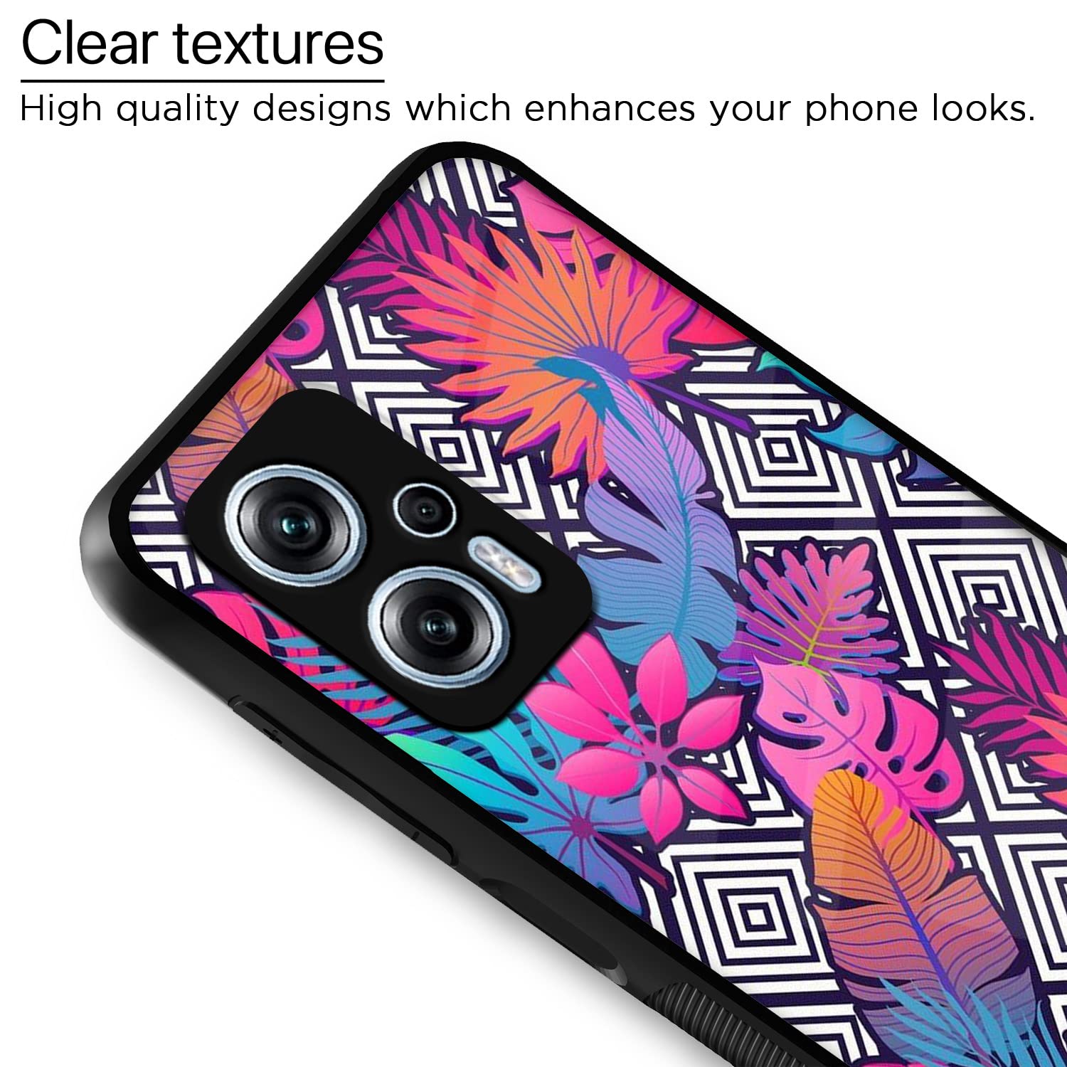 Redmi K50i 5G Flower mobile back cover by Pikkme – photo 4