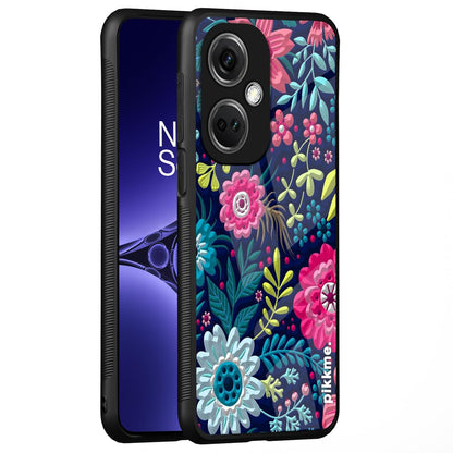 Pikkme Flower mobile back cover for OnePlus Nord CE 3 5G