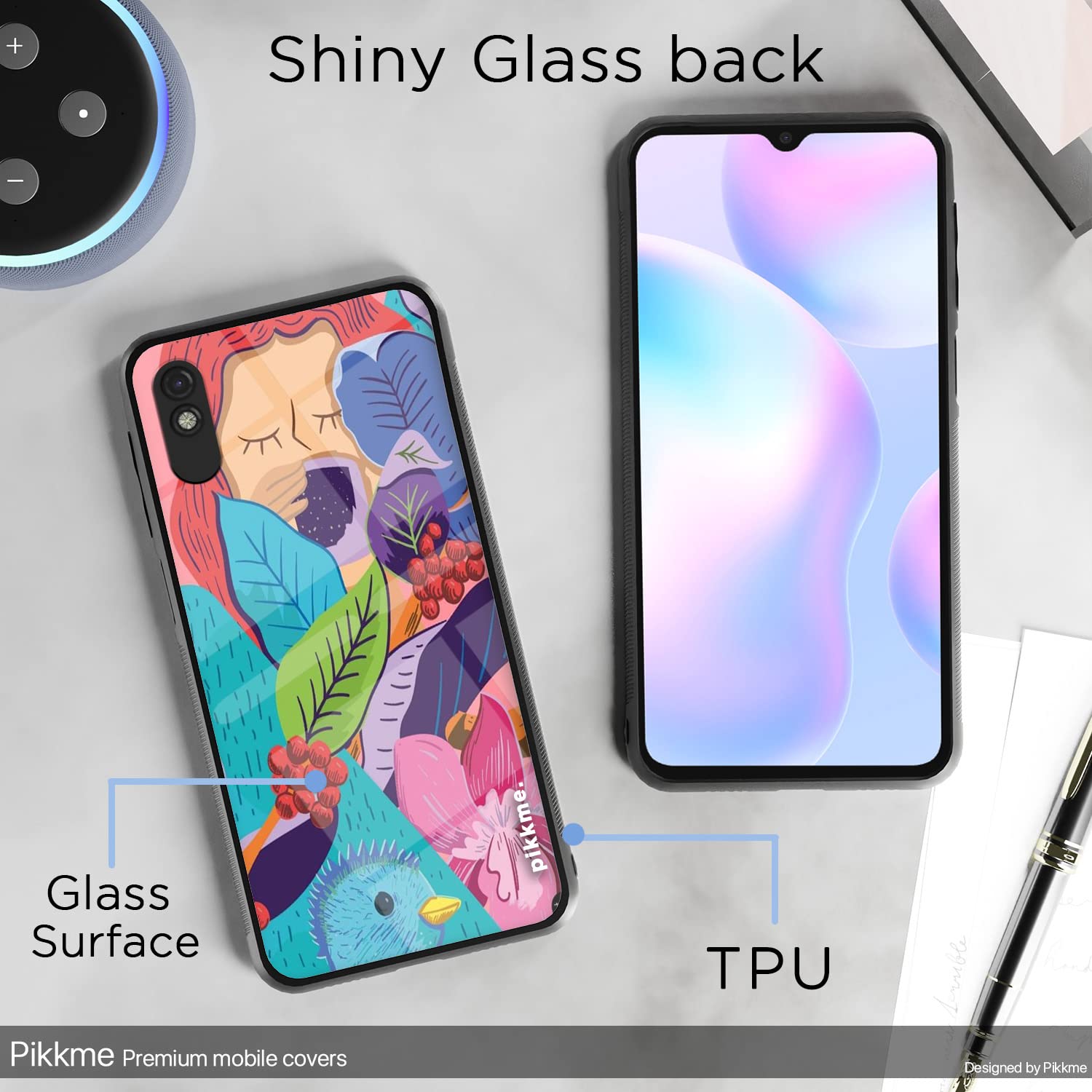 Redmi 9A/9i/9A Sport Hybrid mobile back cover by Pikkme – photo 3