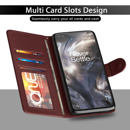 Pikkme OnePlus Nord brown flip case – photo 5