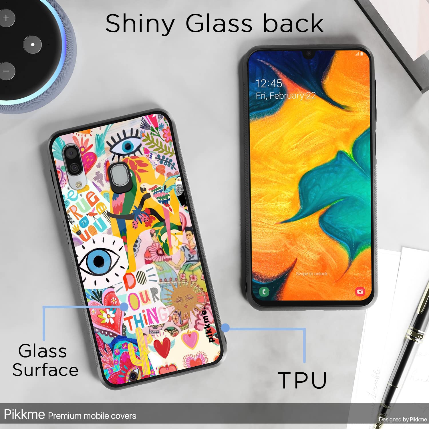 Pikkme Samsung A20/A30/M10s Flower phone cover – photo 3