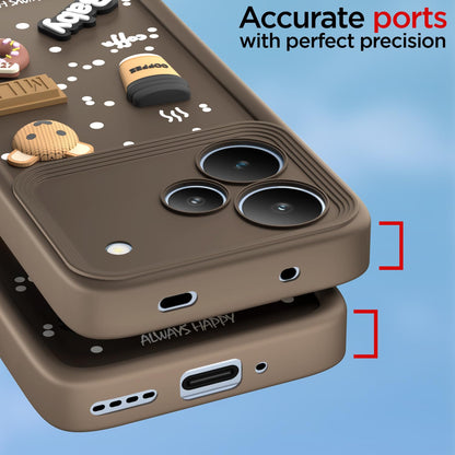 Realme P4 5G/3D back cover in brown by Pikkme – photo 4