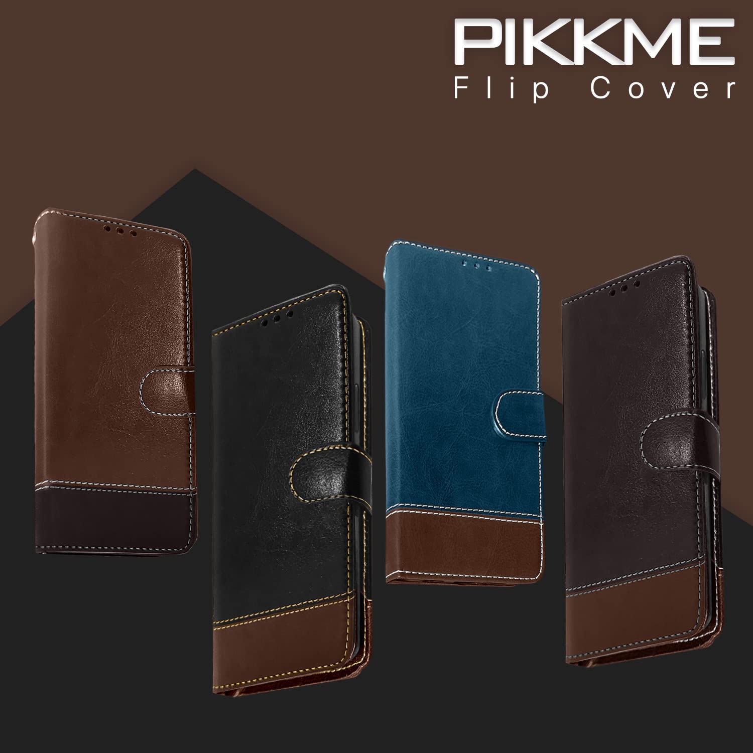 Brown & coffee mobile flip cover for Samsung A03 – Pikkme – photo 2