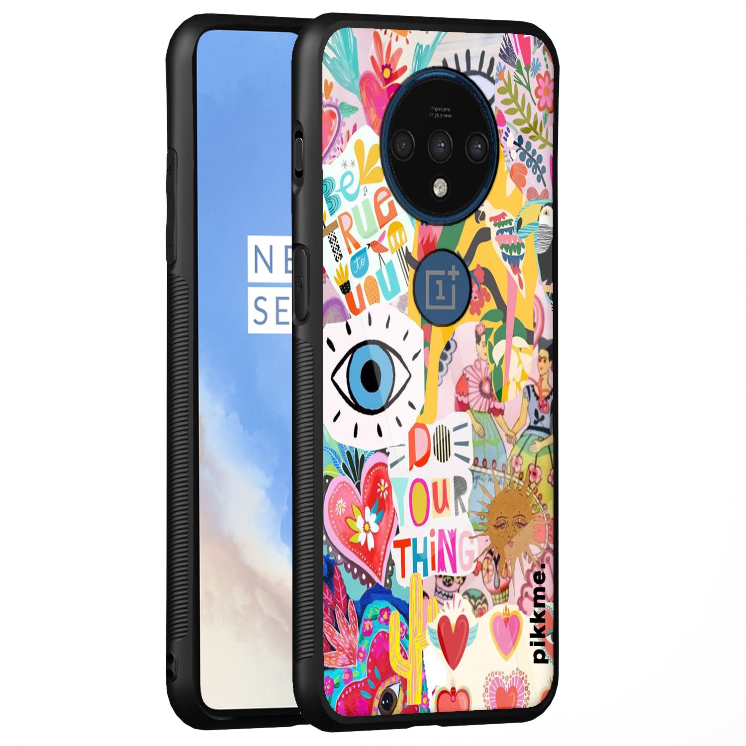 Pikkme OnePlus 7T mobile back cover