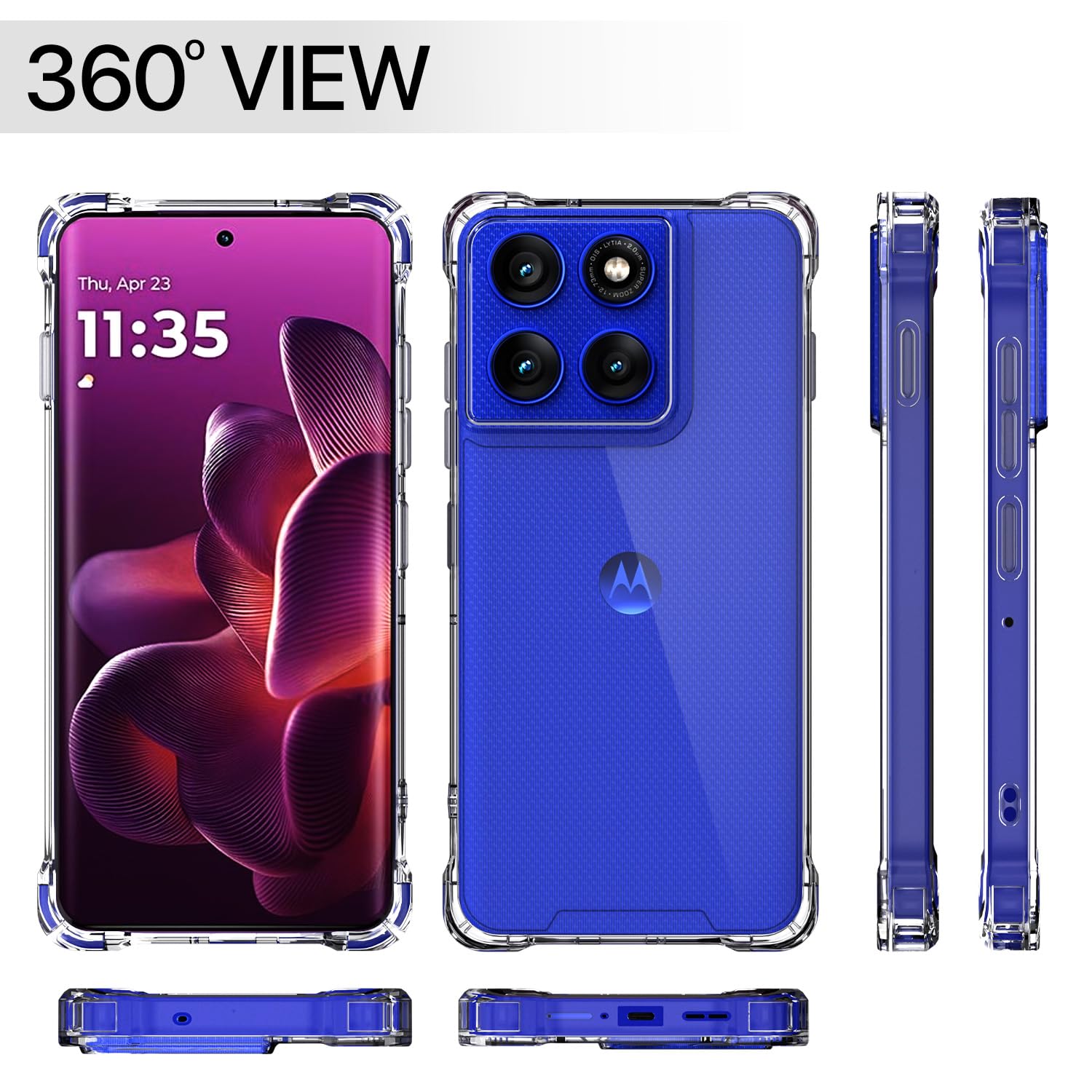 Transparent Clear back cover for Moto Edge 60 Pro 5G – Pikkme – photo 7