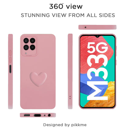 Pikkme Samsung M33 5G Chain pink mobile back cover – photo 2
