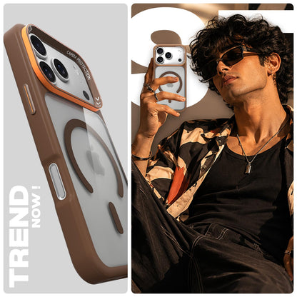 Pikkme brown mag-safe mobile cover for iPhone 17 Pro Max – photo 7