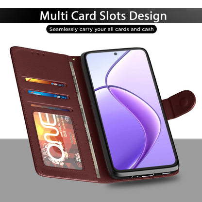 Brown Wallet mobile flip cover for Realme Narzo 70x 5G/N65/13/12/12X 5G/C65 – Pikkme – photo 5