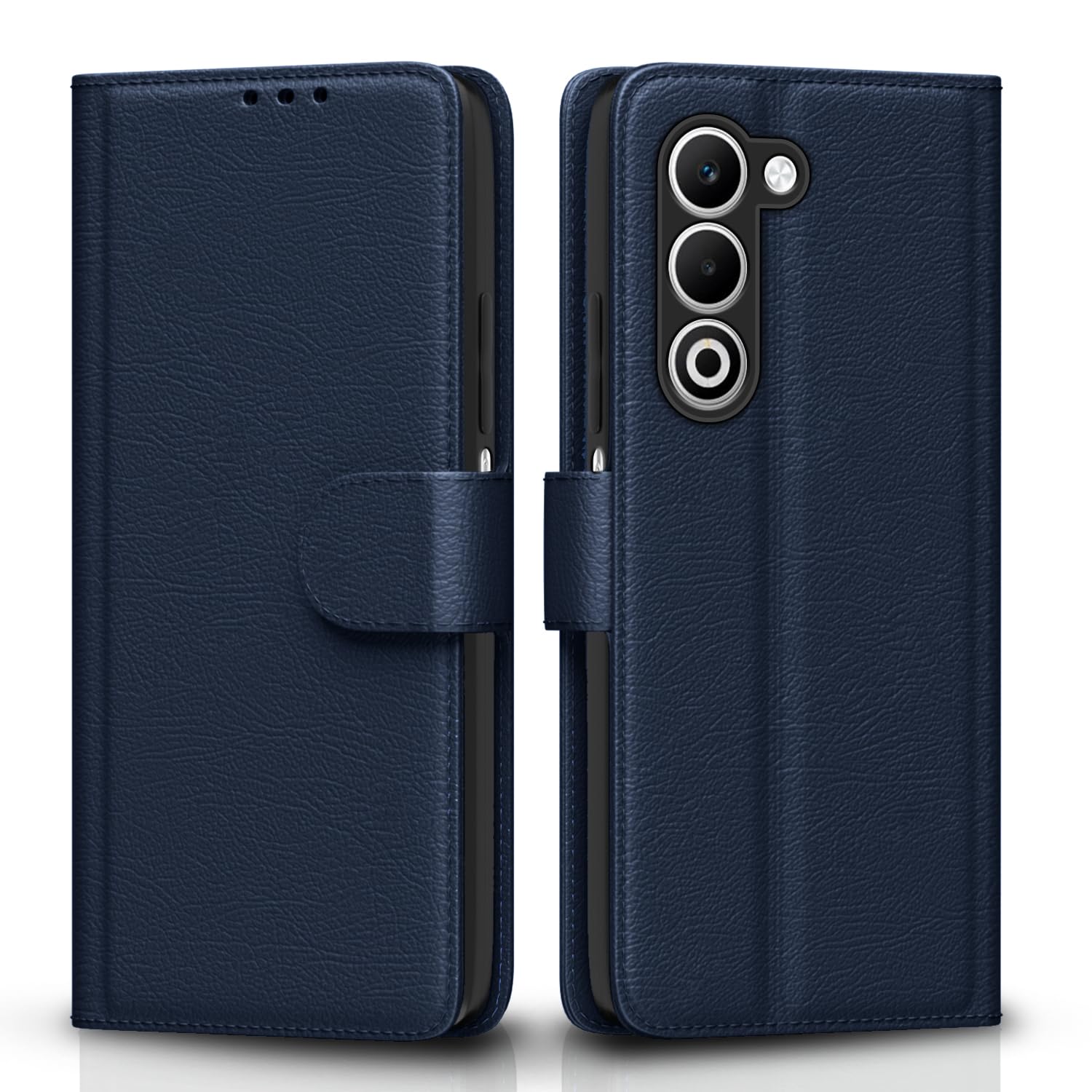 Pikkme blue Wallet flip cover for Oppo A5 5G