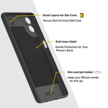 Pikkme Samsung Galaxy M05 / A05 / F05  Gencase Back Cover (Grey)