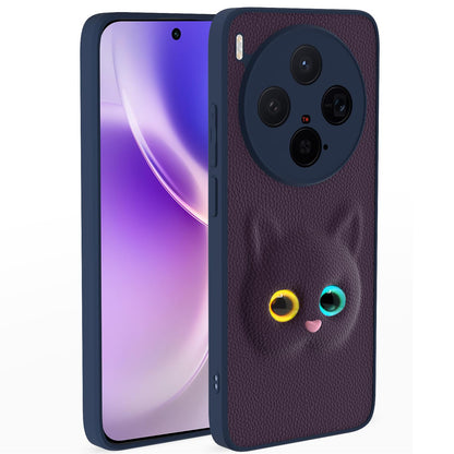 Pikkme purple Kitty mobile back cover for Vivo X300 5G