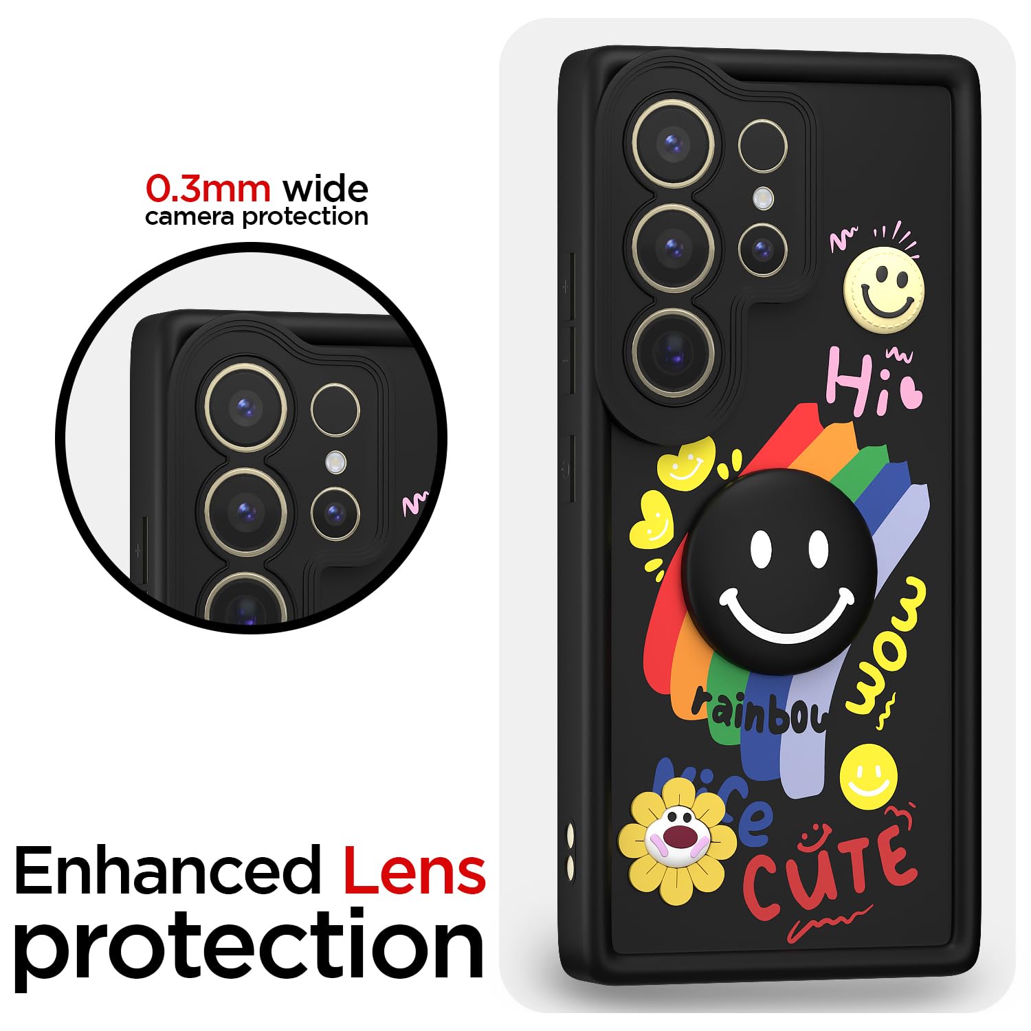 Pikkme Samsung S25 Ultra 5G Soft Silicone black mobile back cover – photo 5