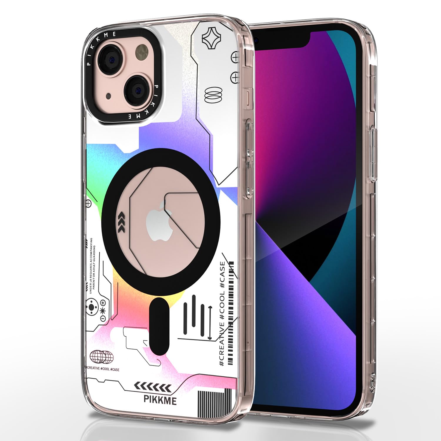 Pikkme white back cover for iPhone 13