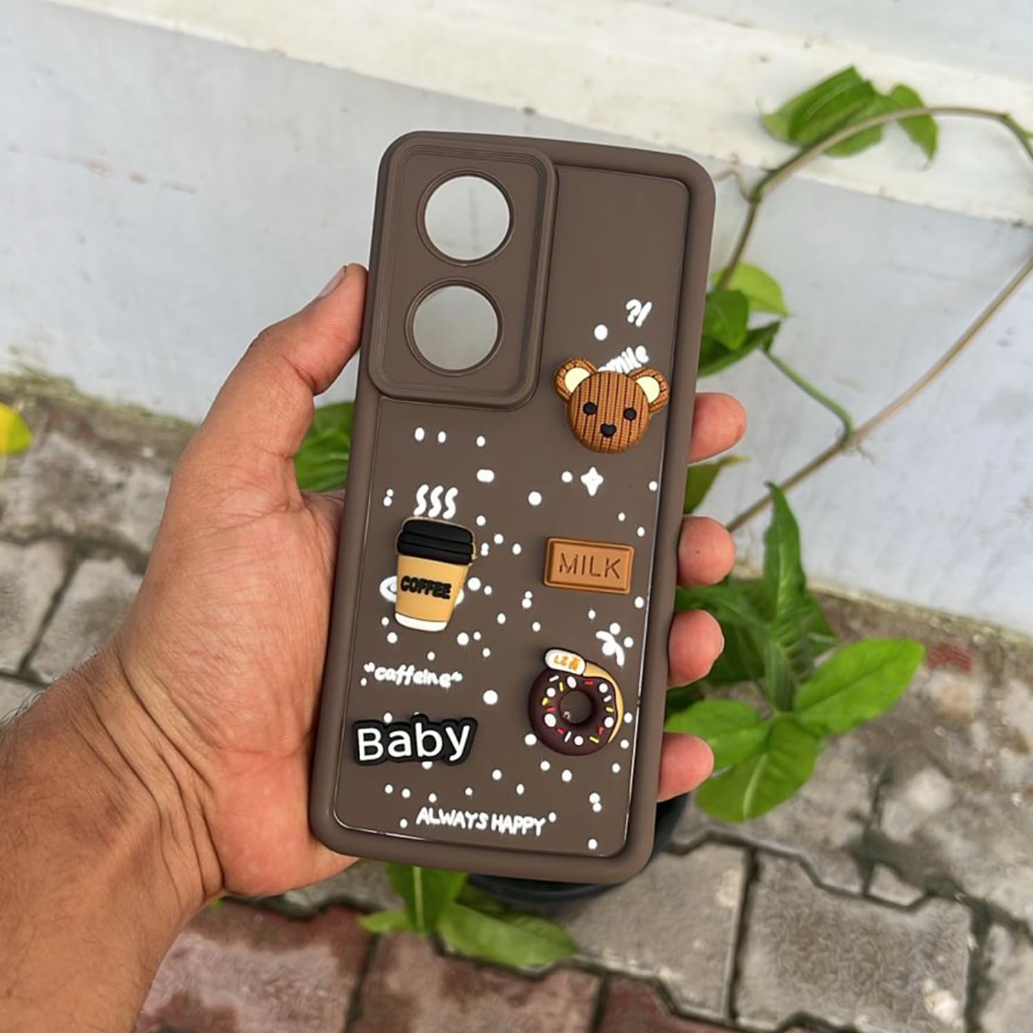Brown phone cover for Oppo Reno 8T – Pikkme – photo 7