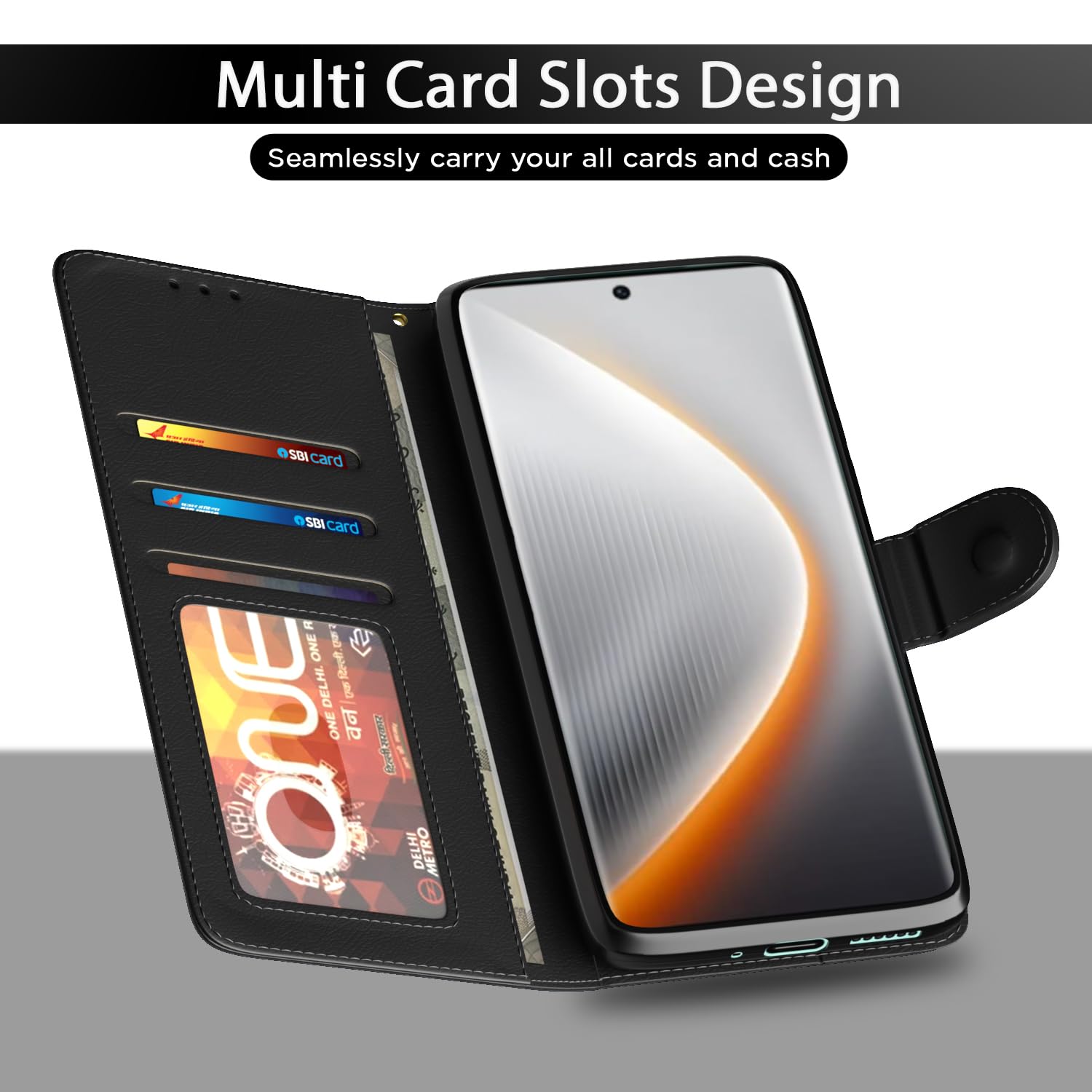 Pikkme black flip case for Tecno Pova – photo 5