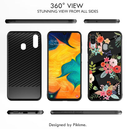Pikkme Samsung A20/A30/M10s Flower mobile back cover – photo 2