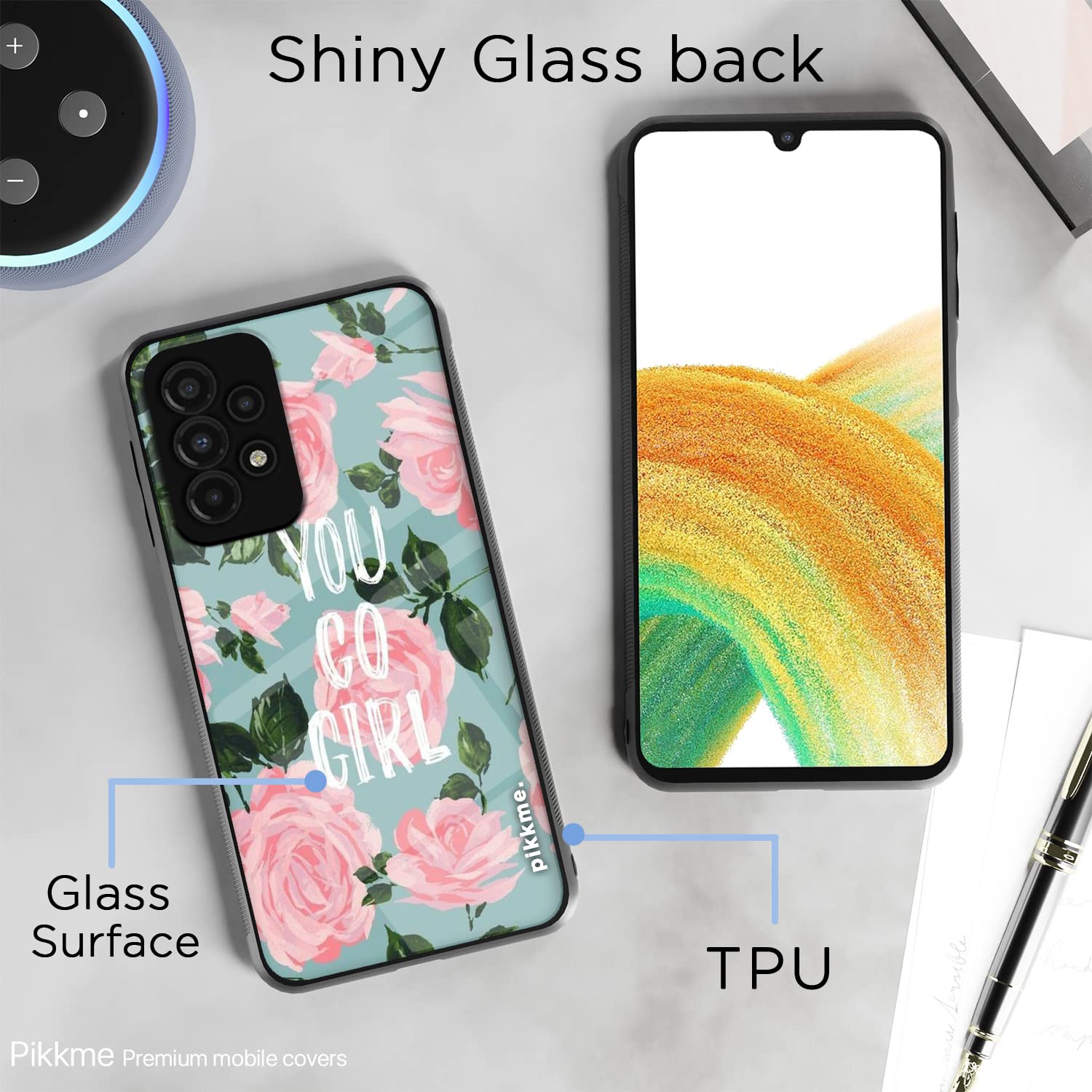 Pikkme Samsung A13 4G Flower mobile back cover – photo 3