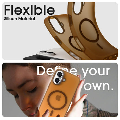 Pikkme brown Soft Silicone phone cover for iPhone 16 – photo 5
