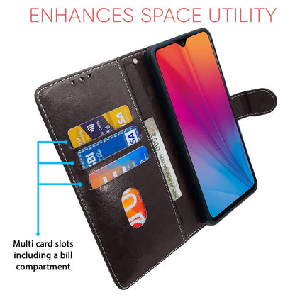 Pikkme Vivo Y91i Magnetic coffee & brown flip cover – photo 3