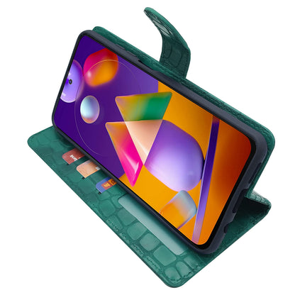 Samsung M51 mobile flip cover in green by Pikkme – photo 4