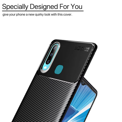 Vivo Y12/Y15/Y17/U10 Carbon back cover in black by Pikkme – photo 6
