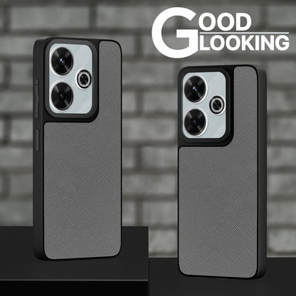Redmi 13/Poco M6 Plus 5G Leatherback mobile cover in grey by Pikkme – photo 5