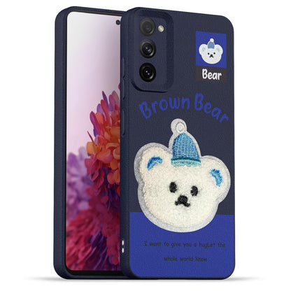 Blue Plush Patch mobile back cover for Redmi 15A 5G – Pikkme