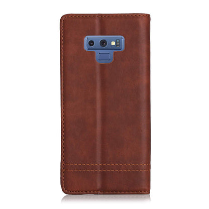 Samsung Note 9 Wallet wallet flip cover in brown by Pikkme – photo 4