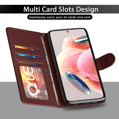 Brown flip cover for Redmi Note 12 4G – Pikkme – photo 5