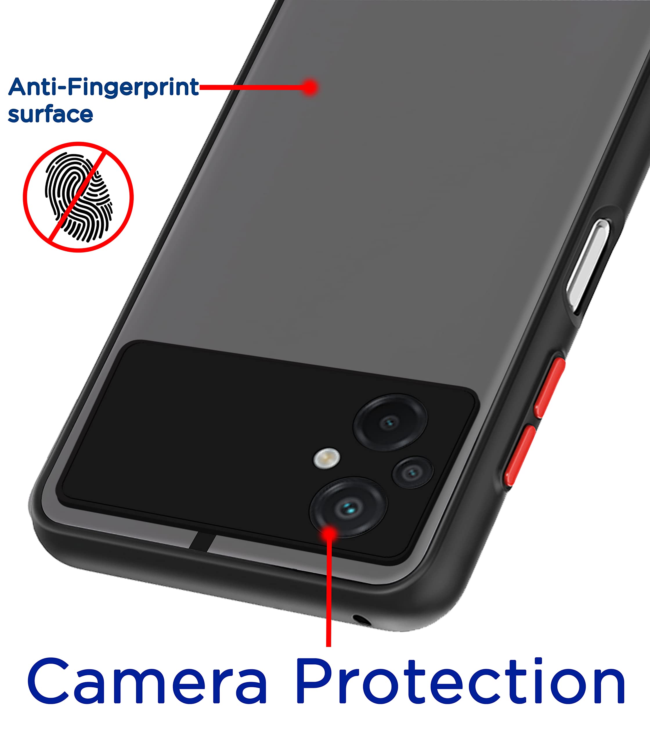 Pikkme Poco M5 Hybrid black back cover – photo 2