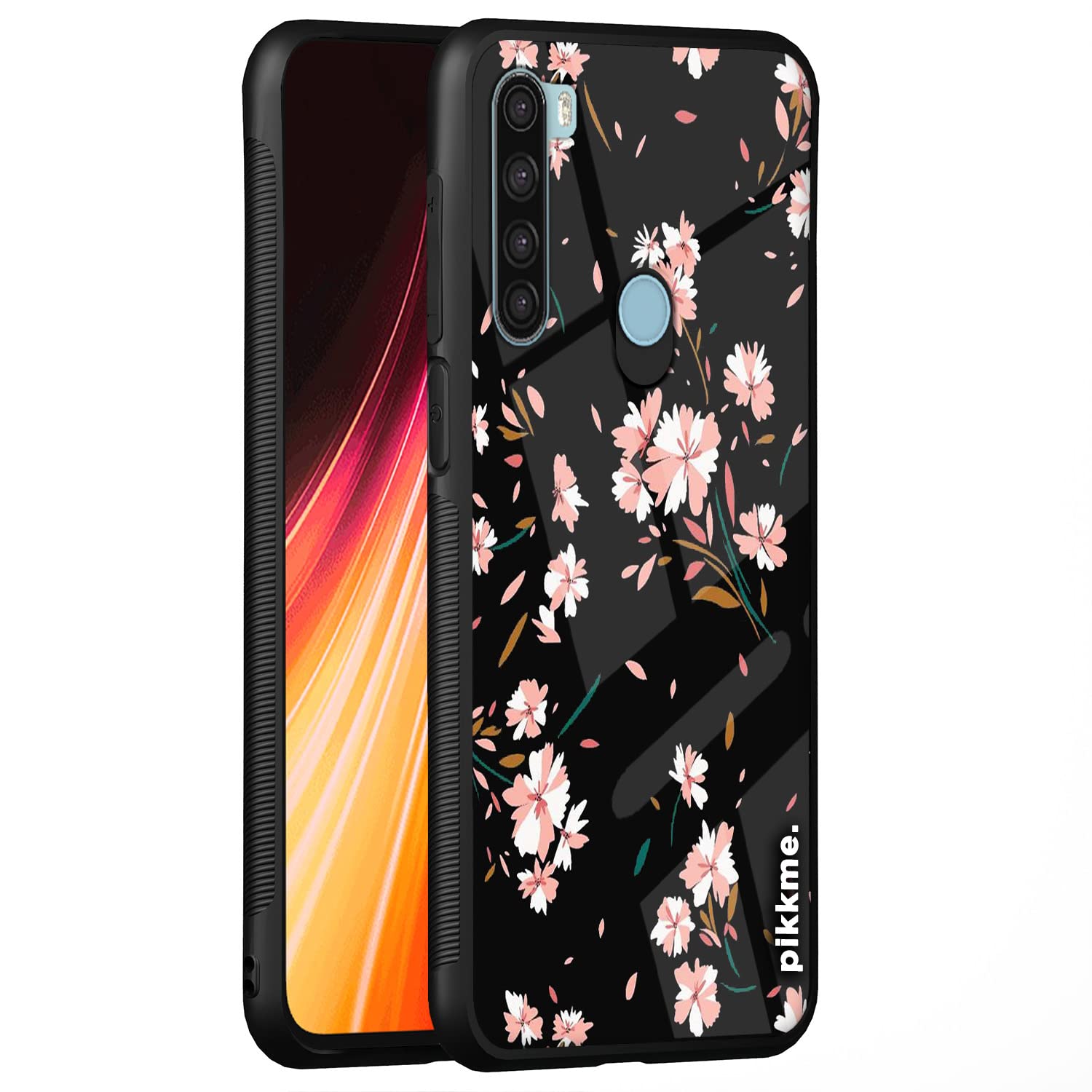 Pikkme Flower mobile back cover for Redmi Note 8