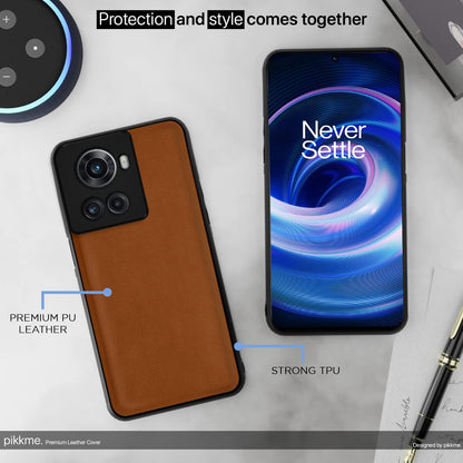 OnePlus 10R mobile back cover in camel by Pikkme – photo 5
