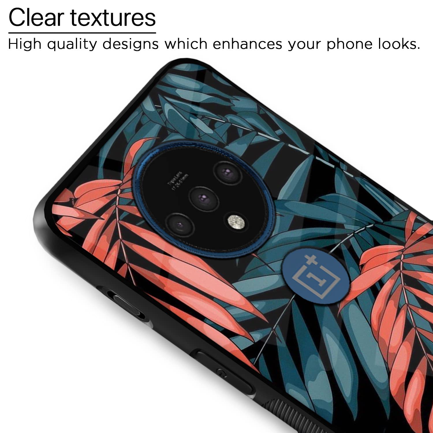 Pikkme Flower mobile back cover for OnePlus 7T – photo 4