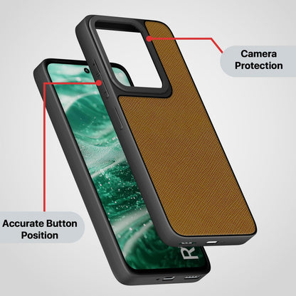 Tan Leatherback mobile back cover for Redmi 13/Poco M6 Plus 5G – Pikkme – photo 3