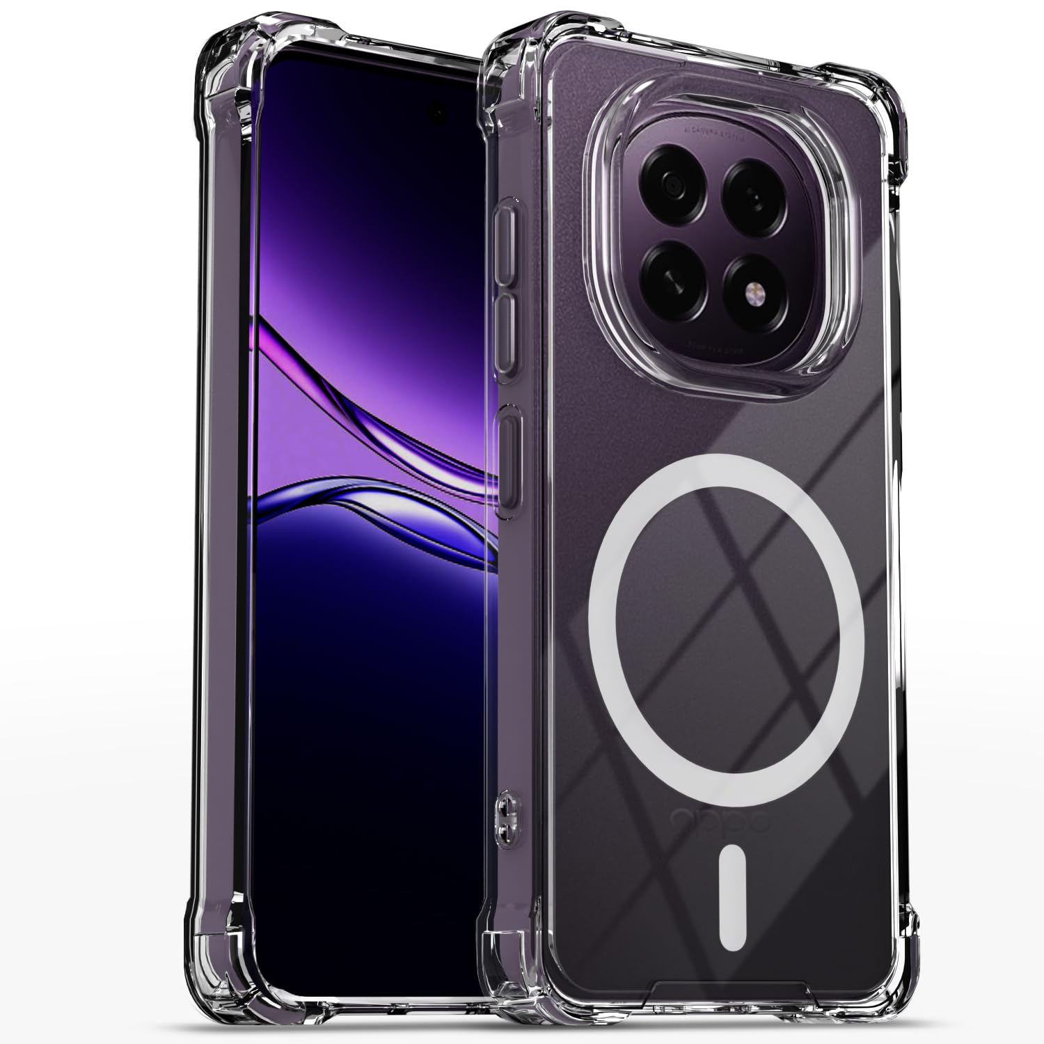 Pikkme transparent mag-safe back cover for Oppo F29 5G