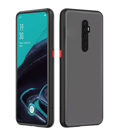 Pikkme Oppo Reno 2F/2Z Hybrid tpu, black back cover